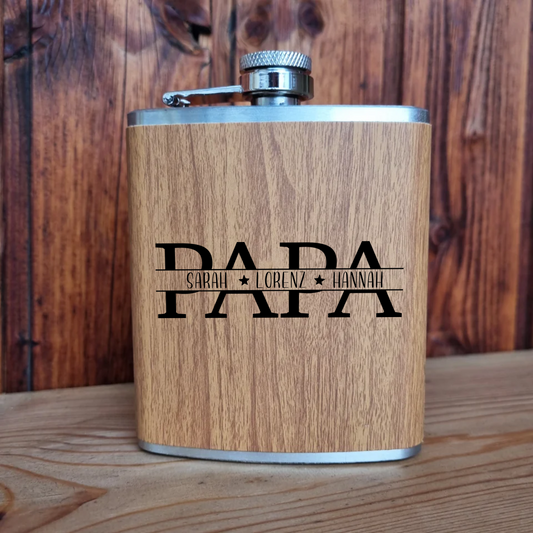 Papa - Personalisierbarer Flachmann