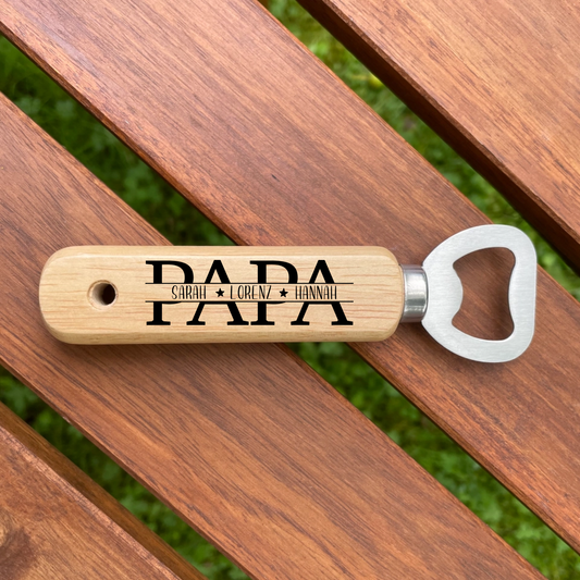 Papa - Personalisierbarer Flaschenöffner