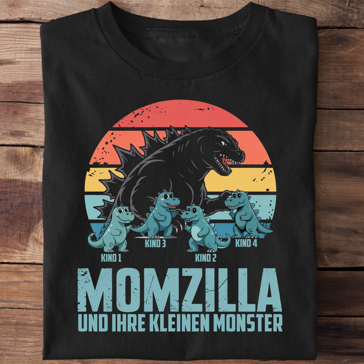 Momzilla - Personalisierbares Mama T-Shirt