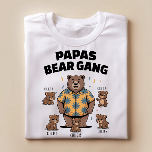 Papas Bear Gang - Personalized T-Shirt
