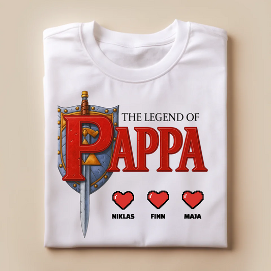 The Legend of Pappa - Personalisierbares T-Shirt