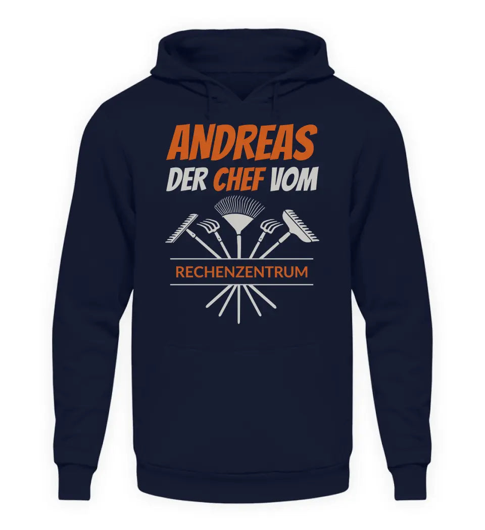 Chef vom Rechenzentrum - Personalisierbarer Hoodie