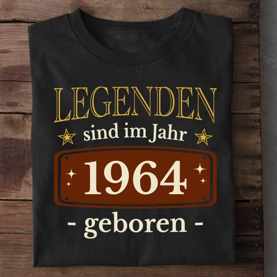 Legenden sind in diesem Jahr geboren - Personalisierbares Herren T-Shirt
