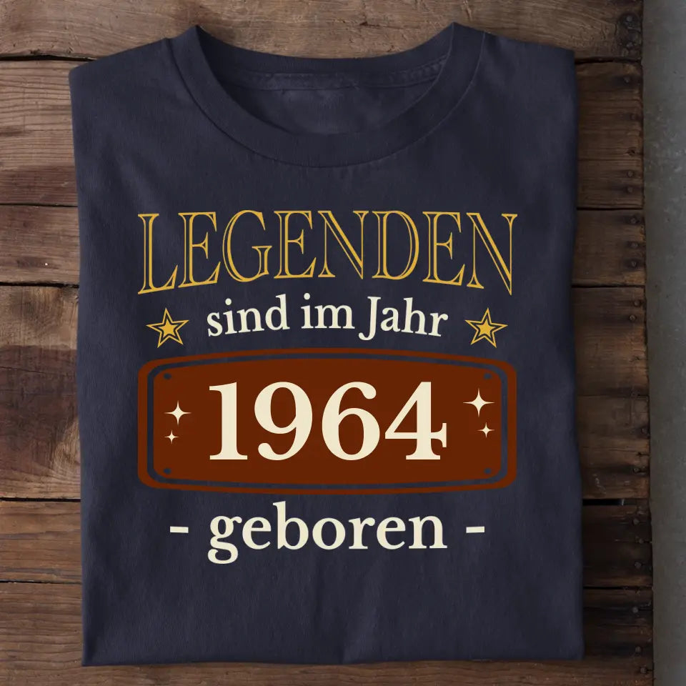 Legenden sind in diesem Jahr geboren - Personalisierbares Herren T-Shirt