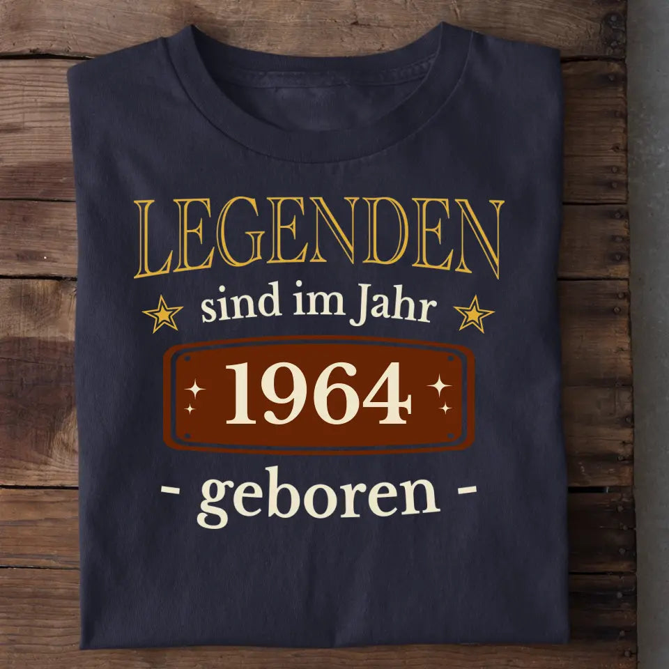 Legenden sind aus diesem Jahrgang - Personalisierbares Herren T-Shirt