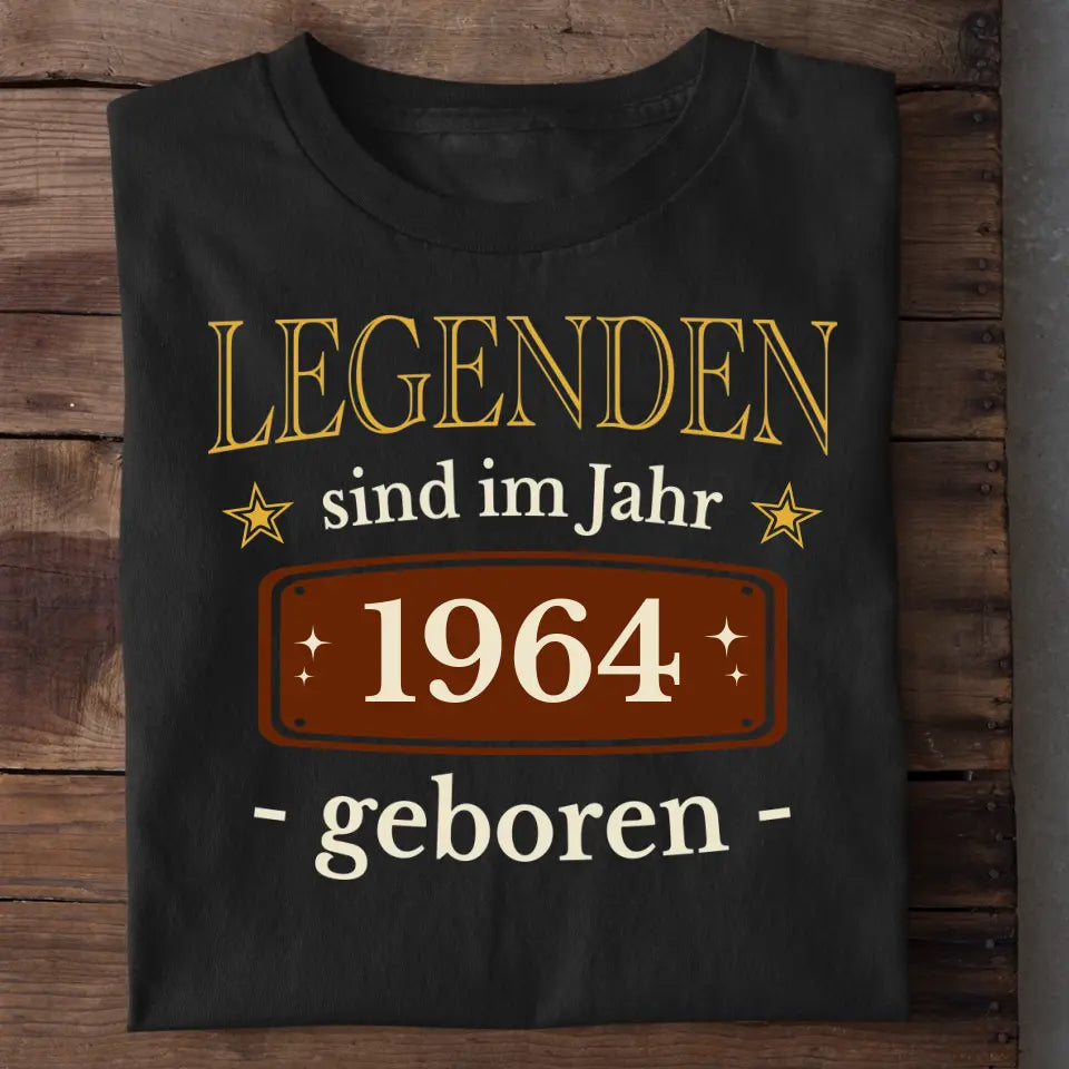 Legenden sind aus diesem Jahrgang - Personalisierbares Herren T-Shirt