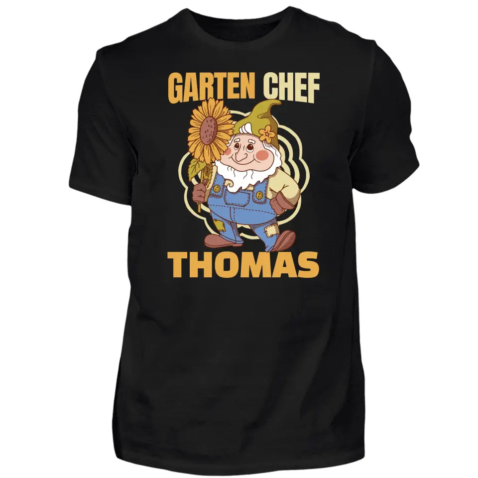 Garden Chef - Aanpasbaar T-shirt voor heren