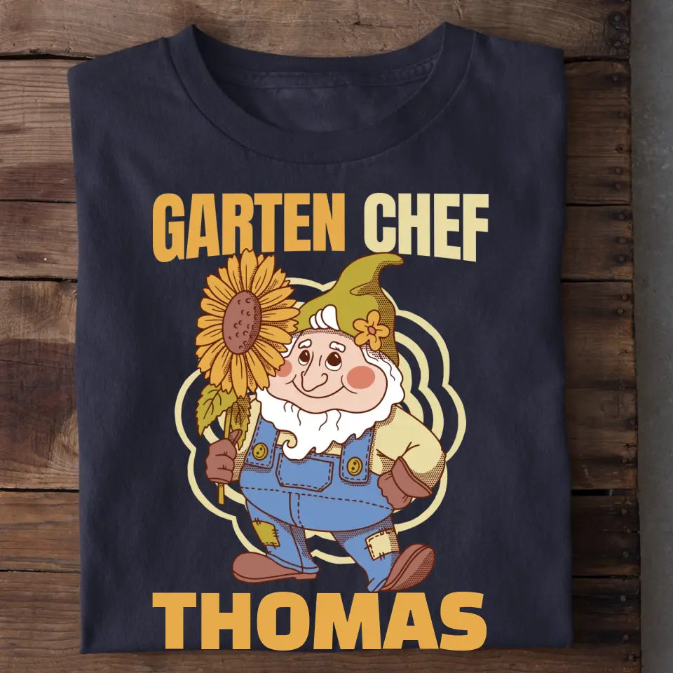 Garden Chef - Aanpasbaar T-shirt voor heren