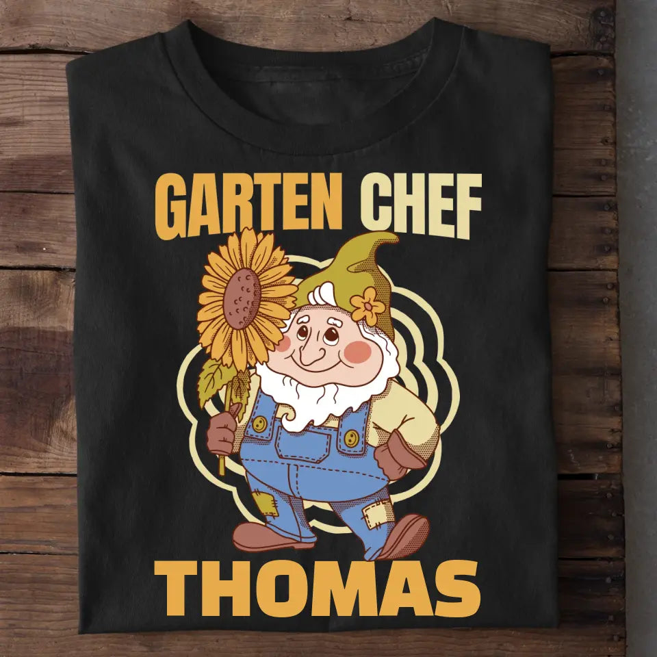 Garden Chef - Aanpasbaar T-shirt voor heren