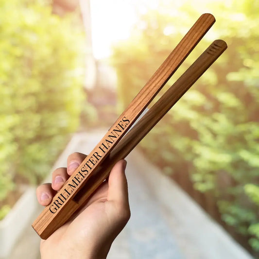 Geschenkidee für Griller und Grillmeister - Gravierbare Grillzange