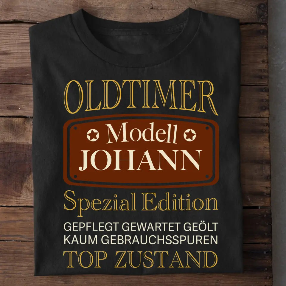 Oldtimer - eigener Name personalisierbar Herren T-Shirt