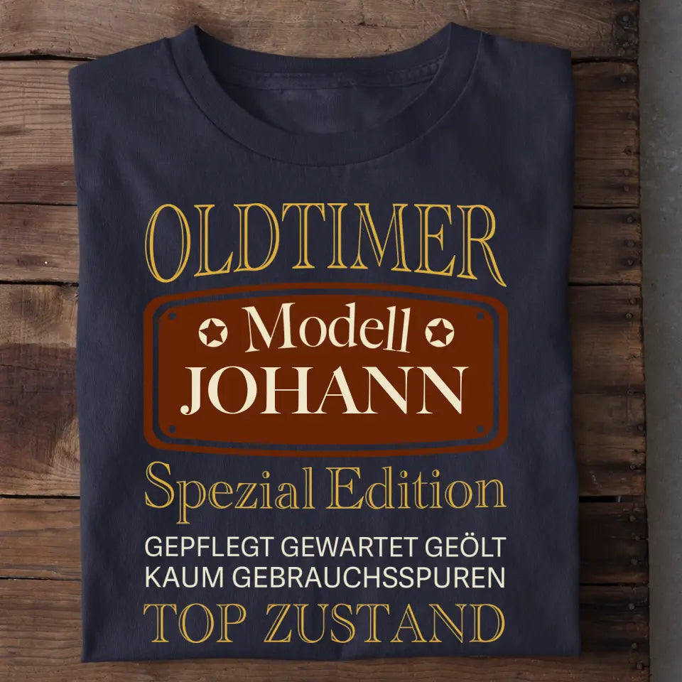 Oldtimer - eigener Name personalisierbar Herren T-Shirt