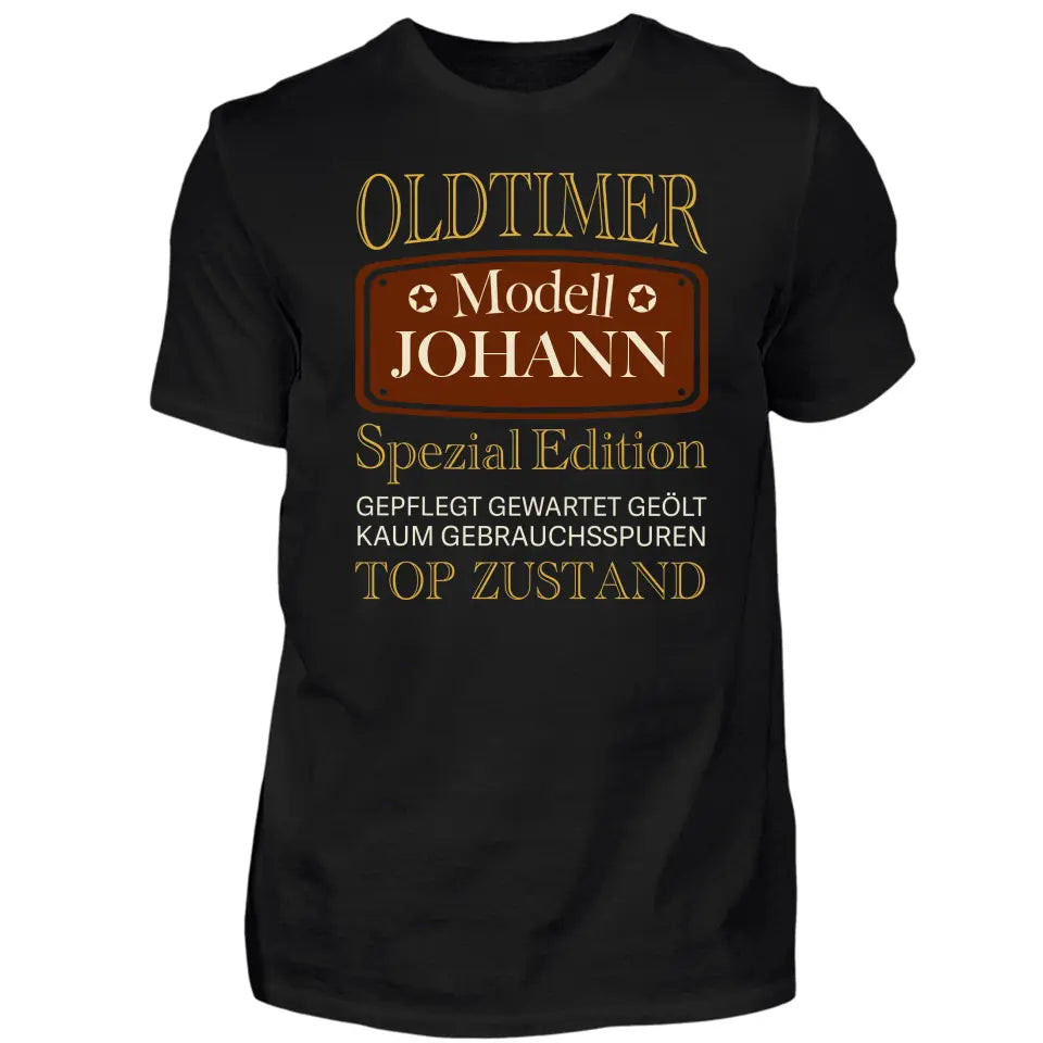 Oldtimer - eigener Name personalisierbar Herren T-Shirt