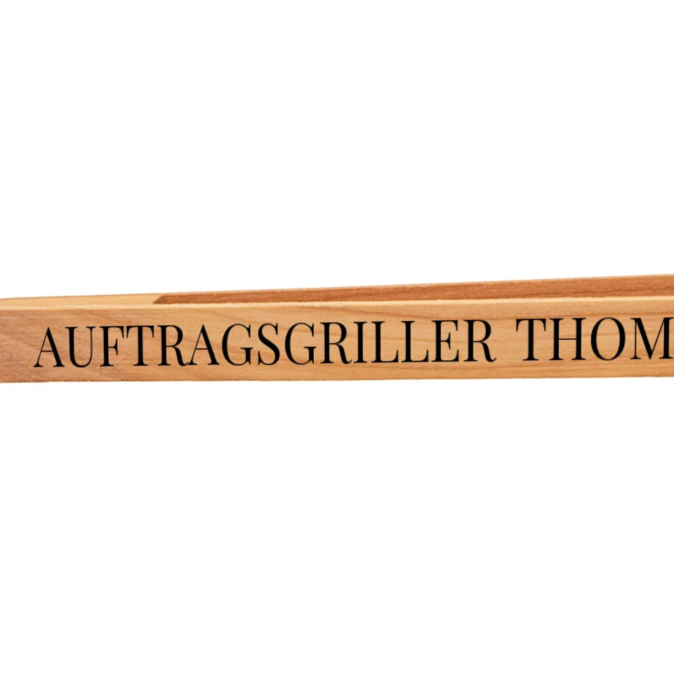 Geschenkidee für Griller und Grillmeister - Gravierbare Grillzange