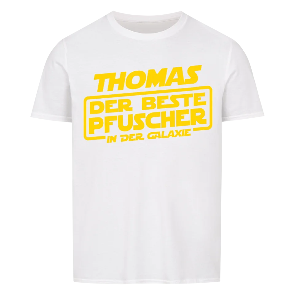 Bester Pfuscher der Galaxy - Personalisierbares Shirt