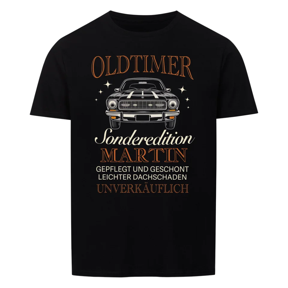 Oldtimer Sonderedition lustige Geschenkidee - Personalisierbares T-Shirt
