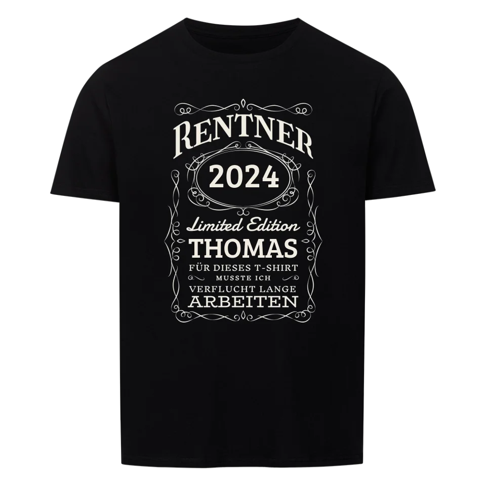 Rentner limited Edition - Personalisierbares Herren T-Shirt