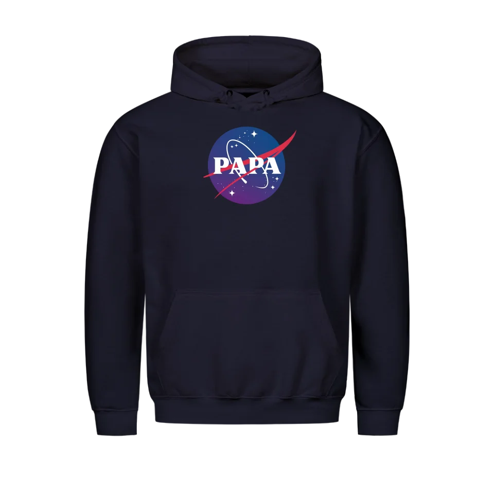 Papa im Weltraum - Personalisierbarer Hoodie
