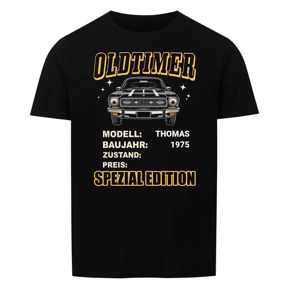 Oldtimer Spezial Ausführung - Personalisierbares T-Shirt