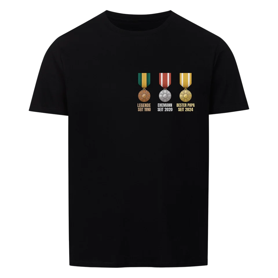 Papa's Verdienstorden - Personalisierbares T-Shirt