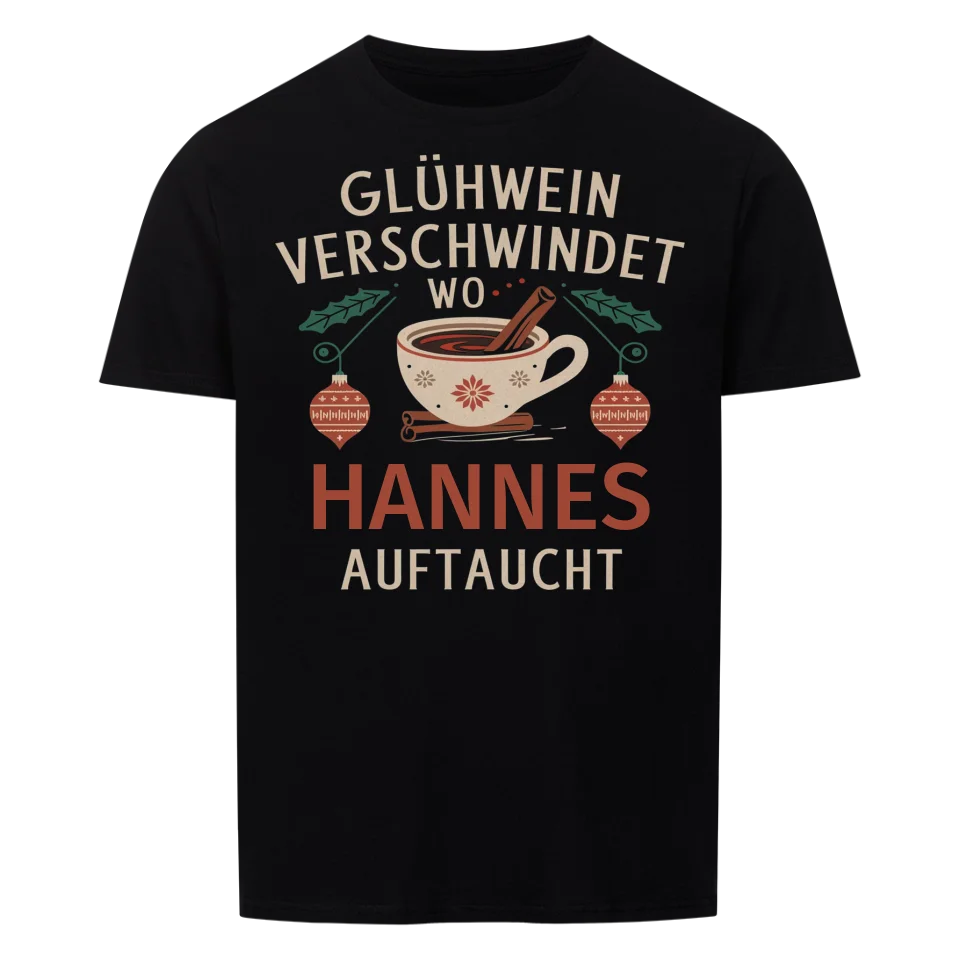 Glühwein Winter Design - Personalisierbares Shirt