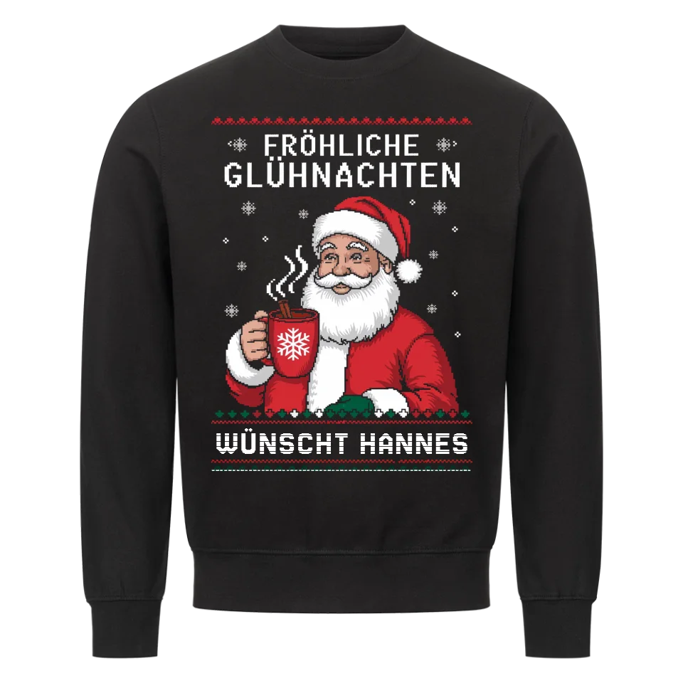 Fröhliche Glühnachten - Personalisierbarer Pullover
