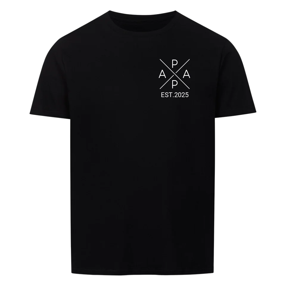 Papa Kreuz Design - Personalisierbares Shirt