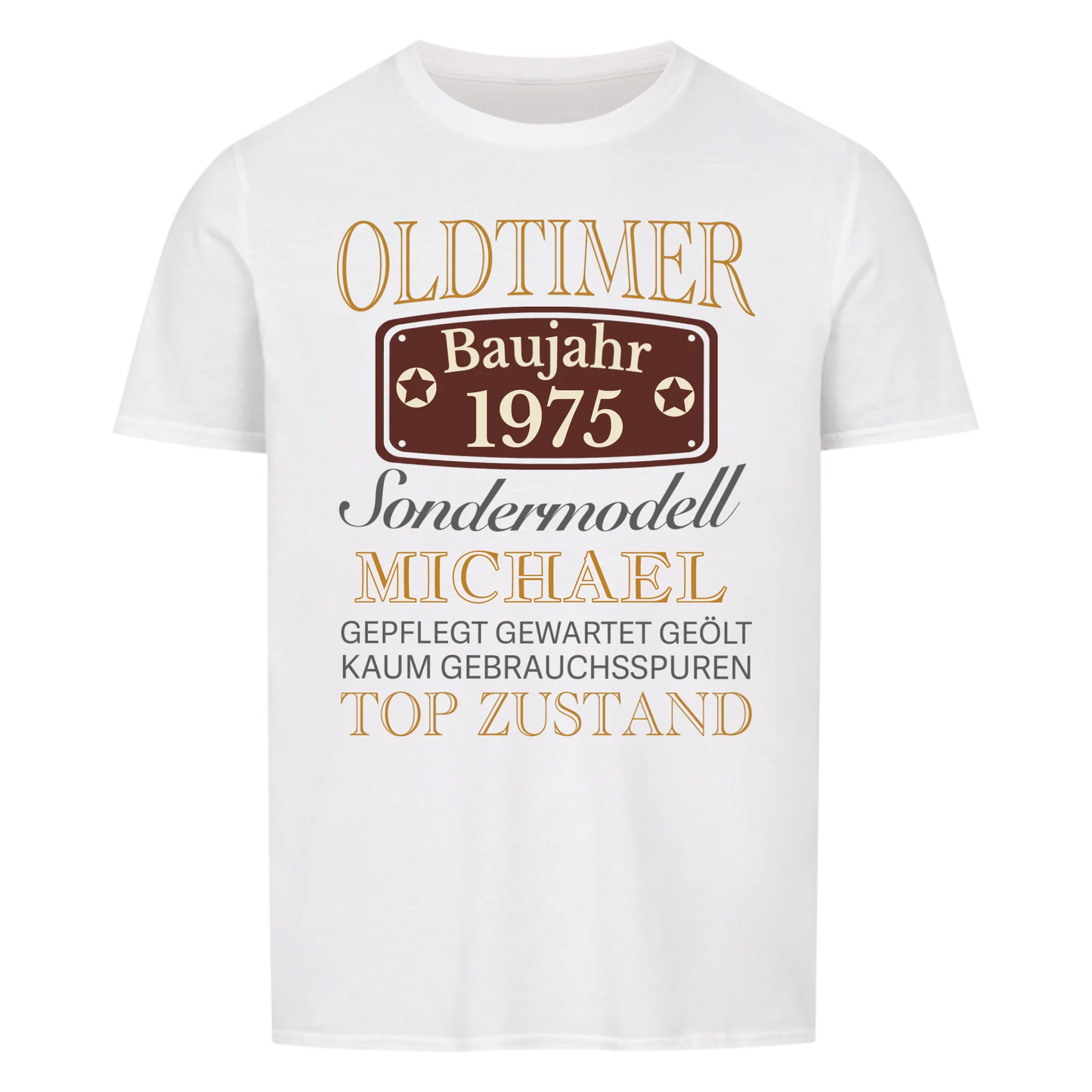 Oldtimer Sondermodell - Personalisierbares Herren T-Shirt