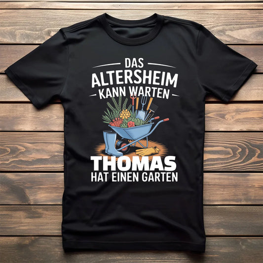 BlackTeeFlatlayWoodBackground