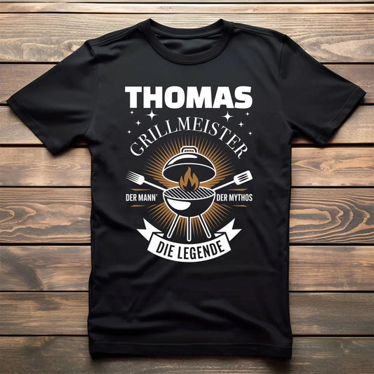 BlackTeeFlatlayWoodBackground