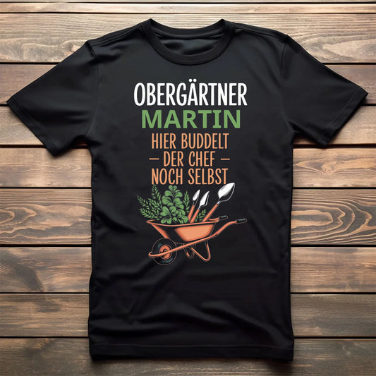 BlackTeeFlatlayWoodBackground