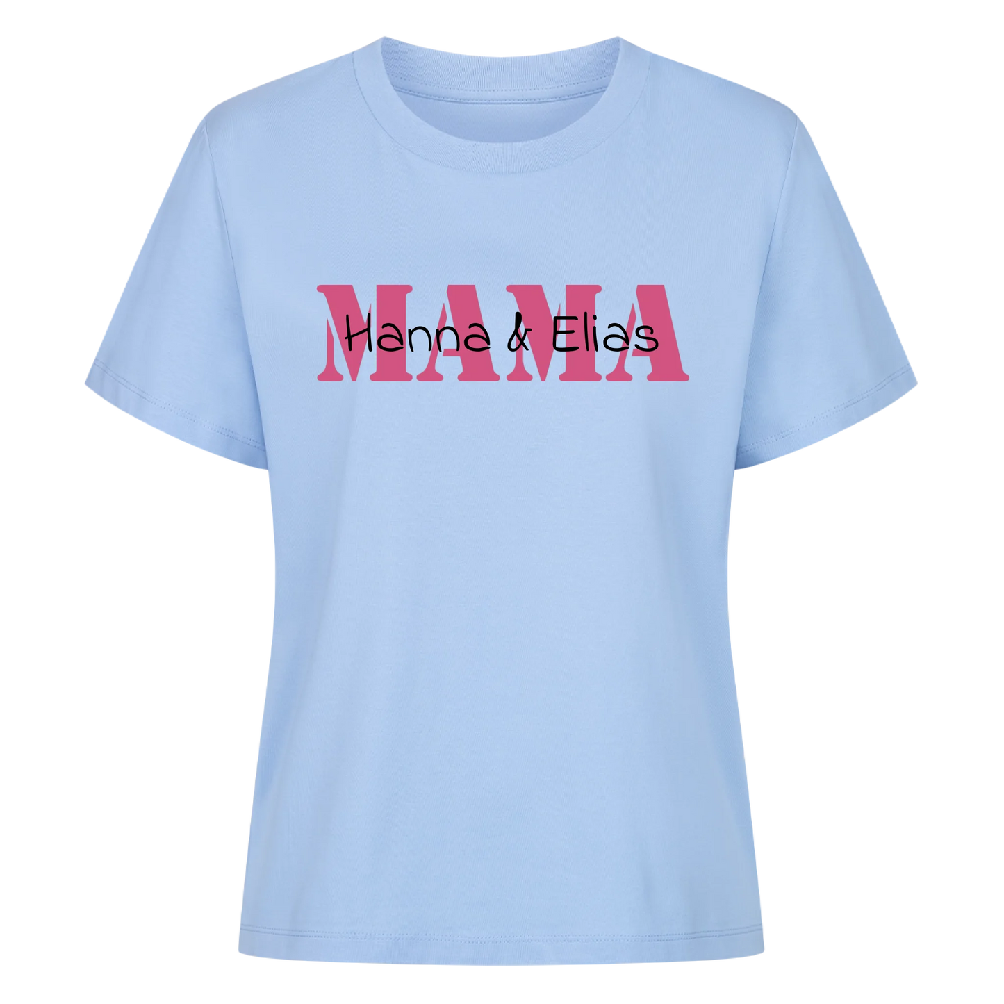 Mama mit Kinder - Personalisierbares T-Shirt