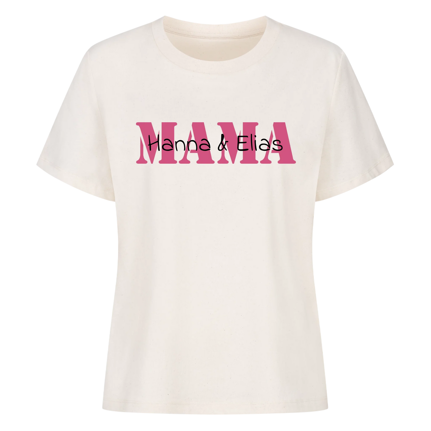 Mama mit Kinder - Personalisierbares T-Shirt