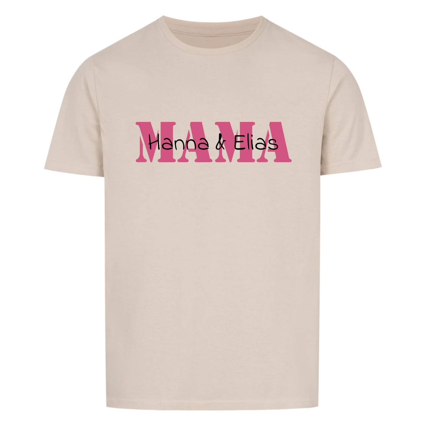 Mama mit Kinder - Personalisierbares T-Shirt
