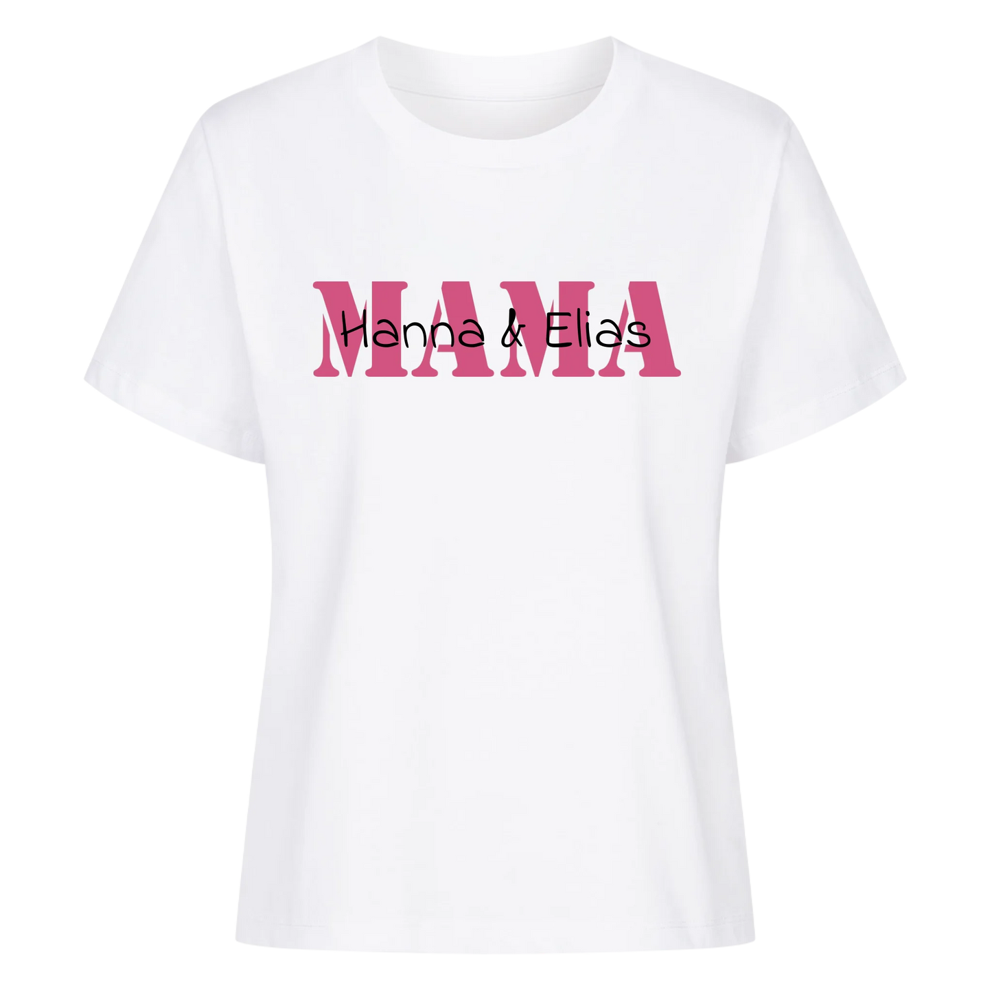 Mama mit Kinder - Personalisierbares T-Shirt