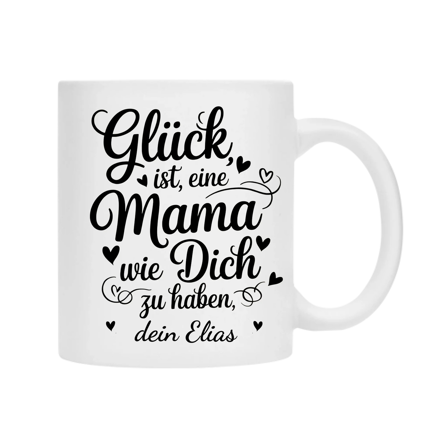 Glücks Mama - Personalisierbare Tasse