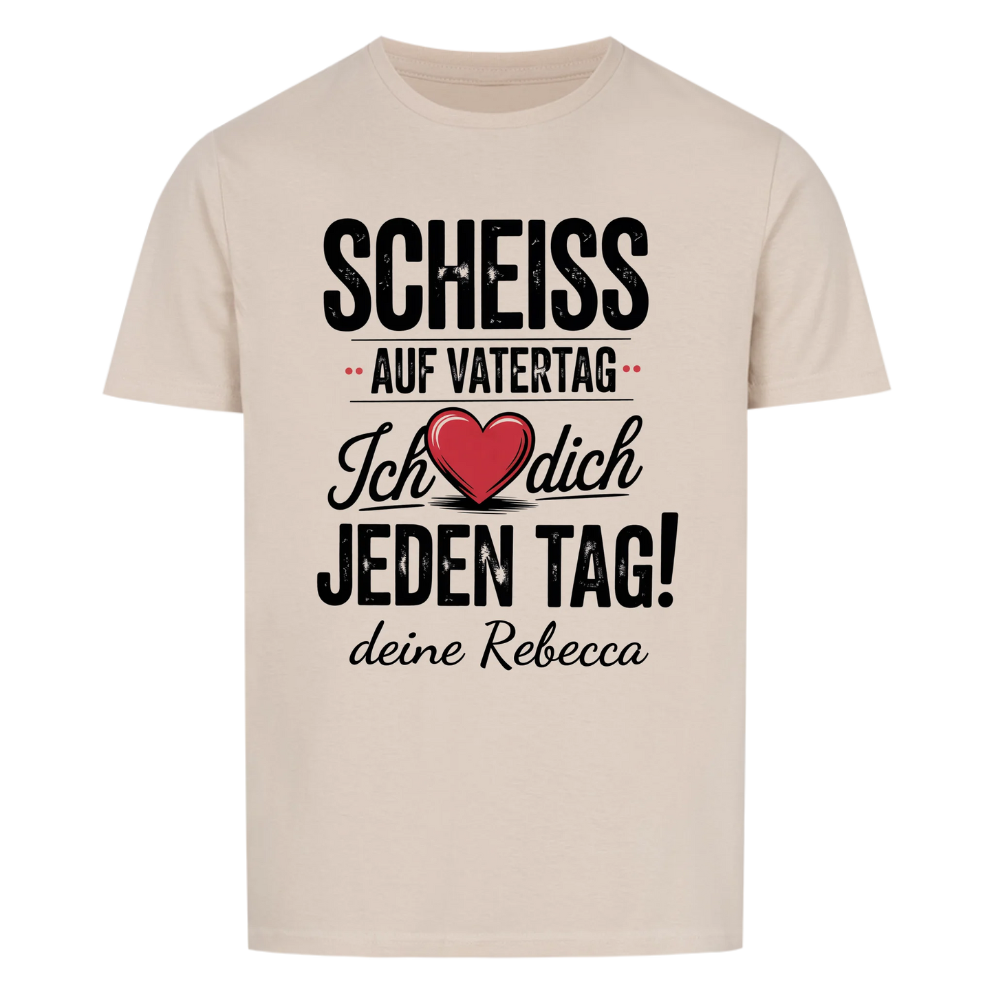 Vatertags Geschenk Shirt - Personalisierbares T-Shirt