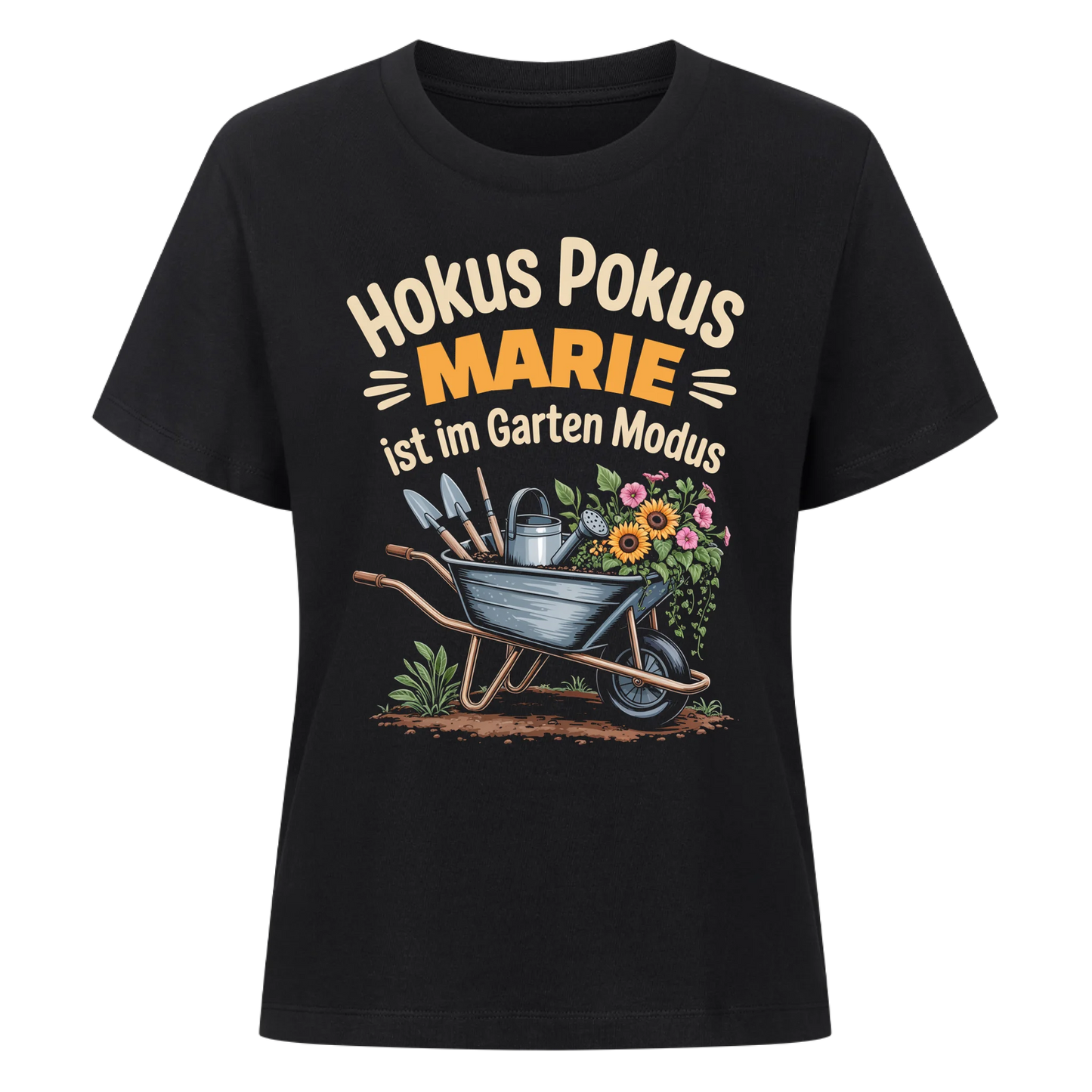 Hokus Pokus Garten Modus - Personalisiertes T-Shirt