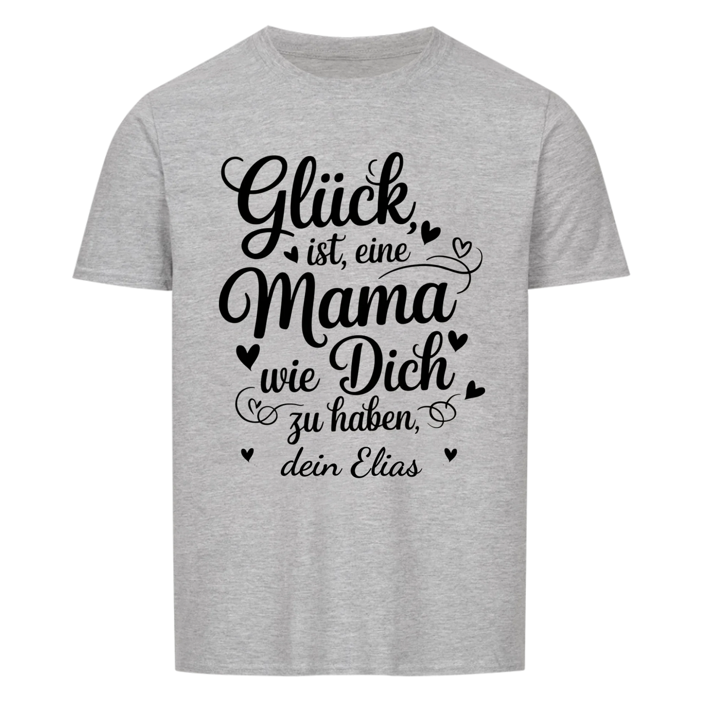 Glücks Mama - Personalisierbares T-Shirt