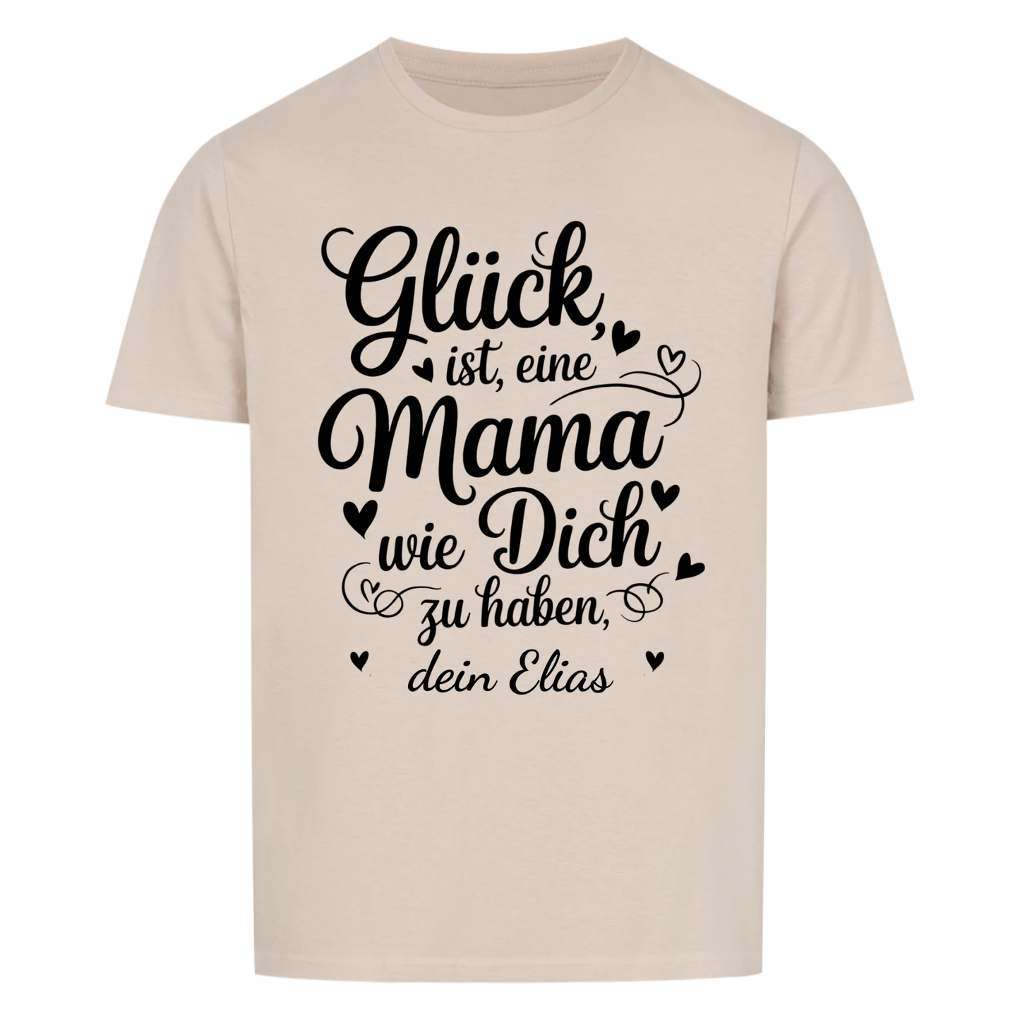 Glücks Mama - Personalisierbares T-Shirt