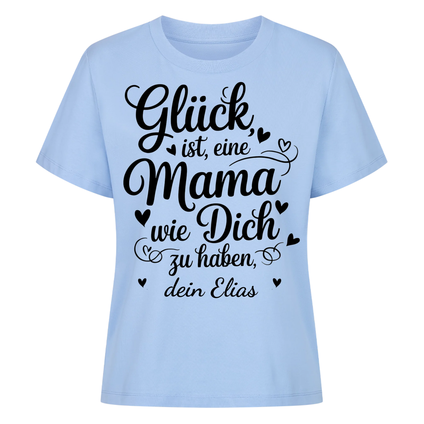 Glücks Mama - Personalisierbares T-Shirt