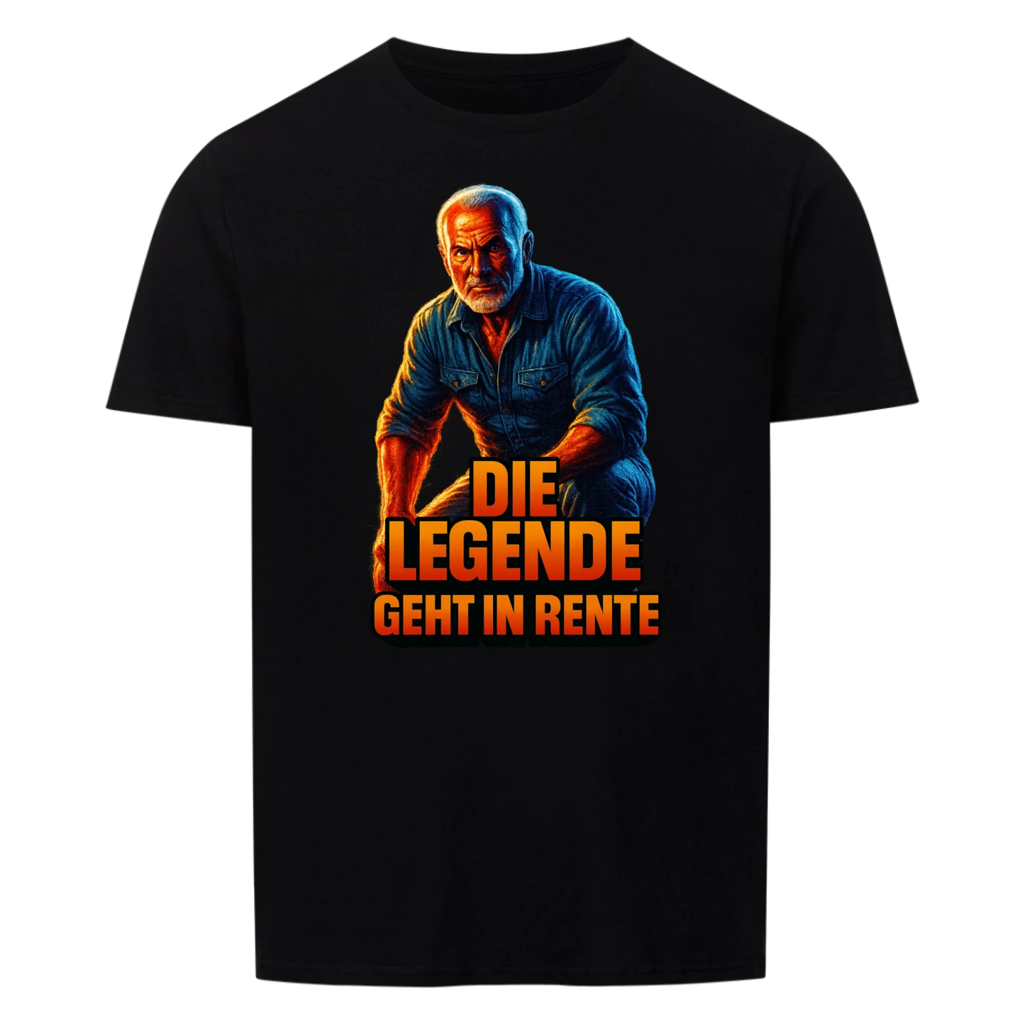 Legende geht in Rente - eigenes Comic-Bild - Personalisierbares T-Shirt