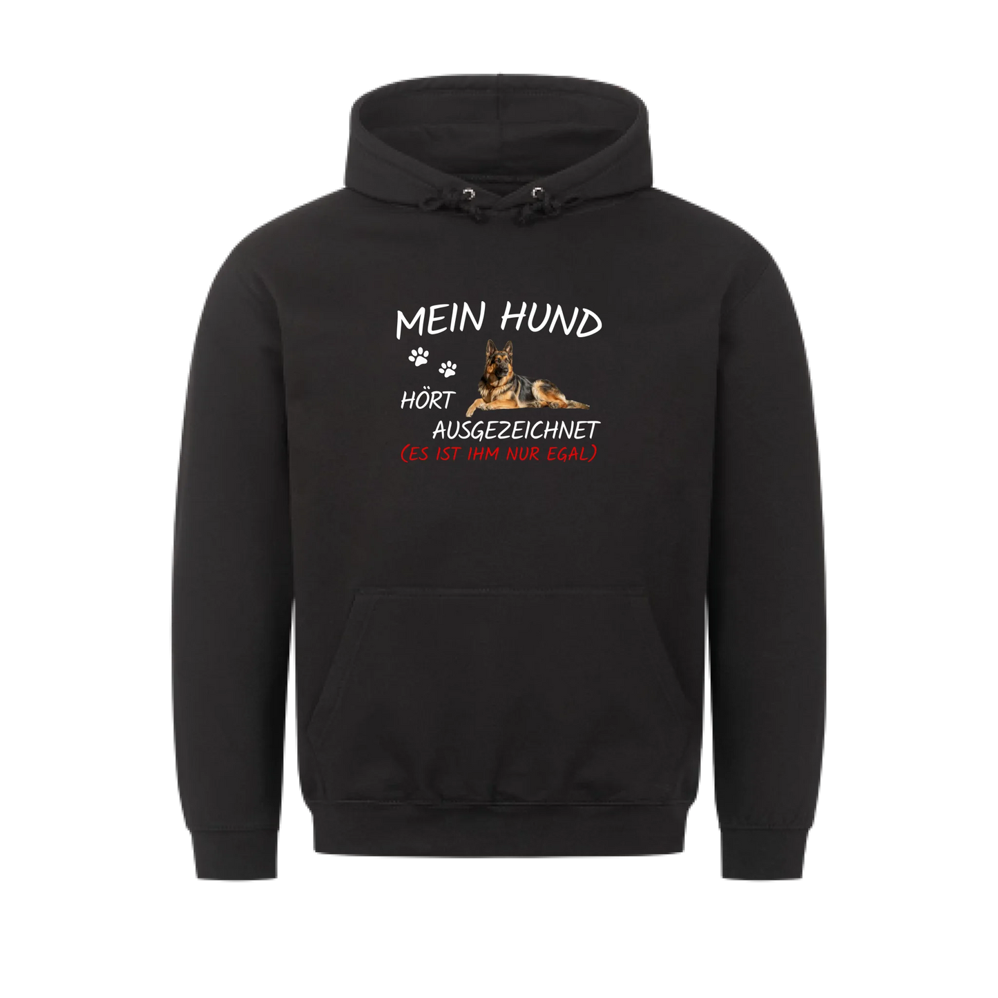 Hund hört ausgezeichnet - Personalisierbarer Hoodie
