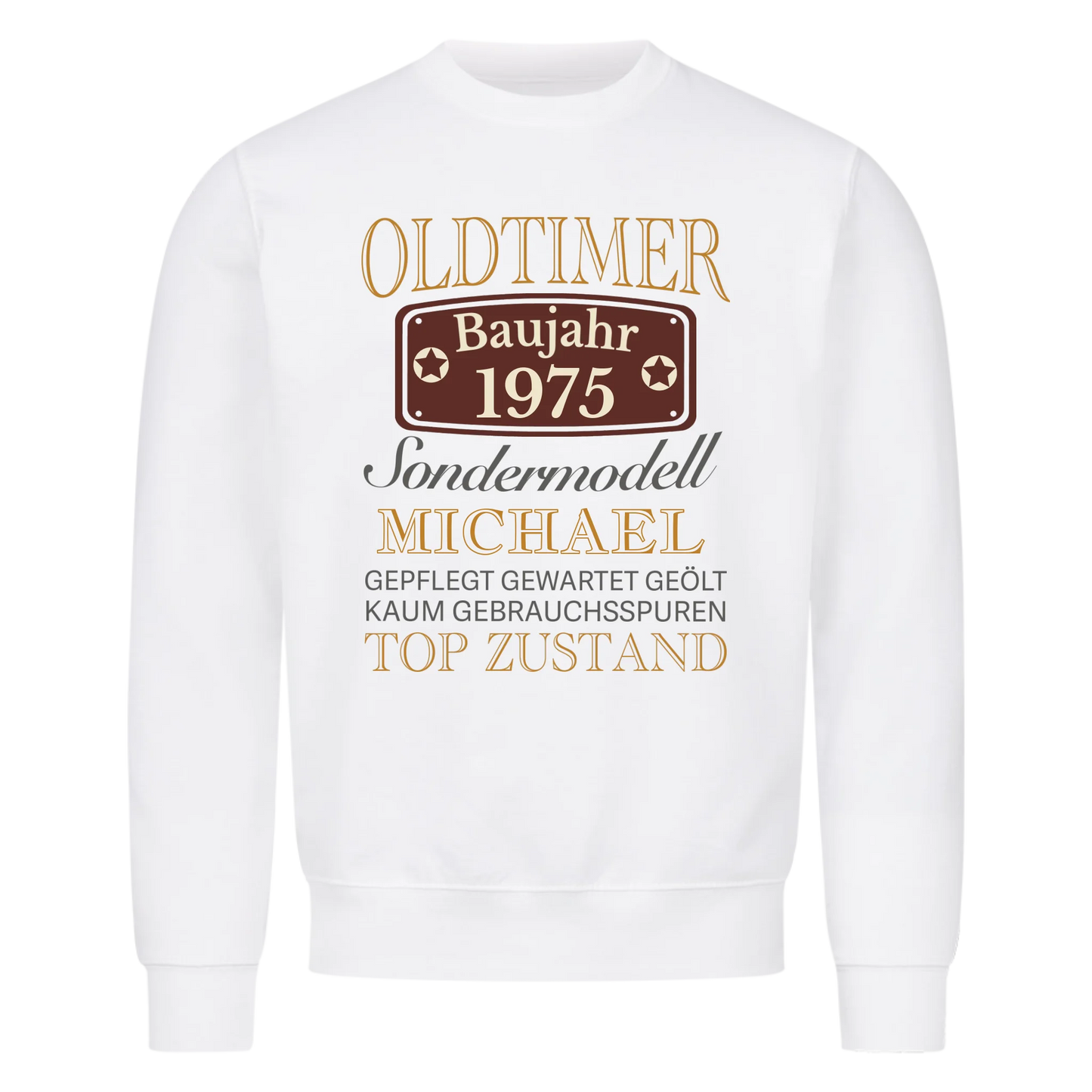 Oldtimer Sondermodell - Personalisierbares Sweatshirt