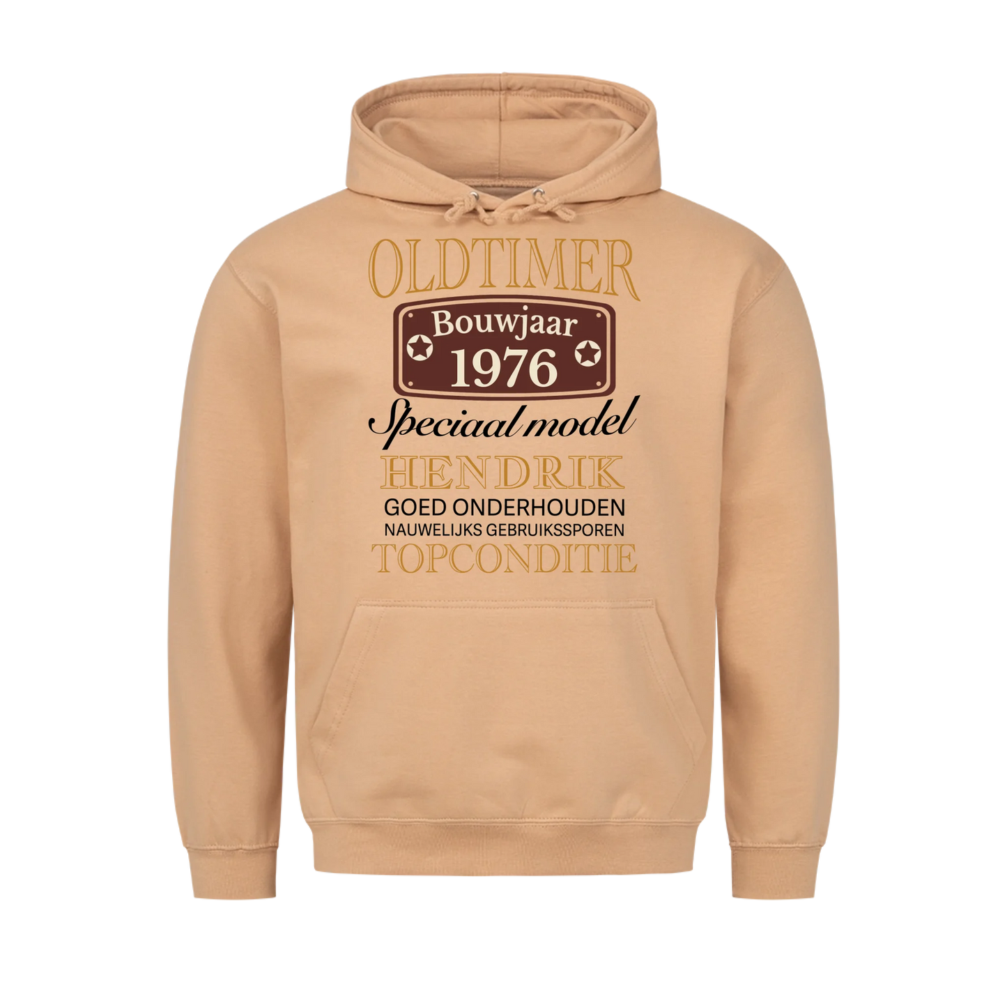 Oldtimer Speciaal model - Personaliseerbaar Hoodie