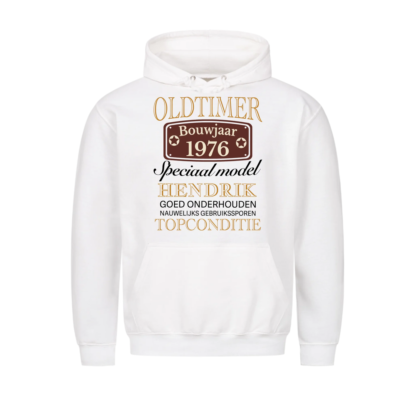 Oldtimer Speciaal model - Personaliseerbaar Hoodie