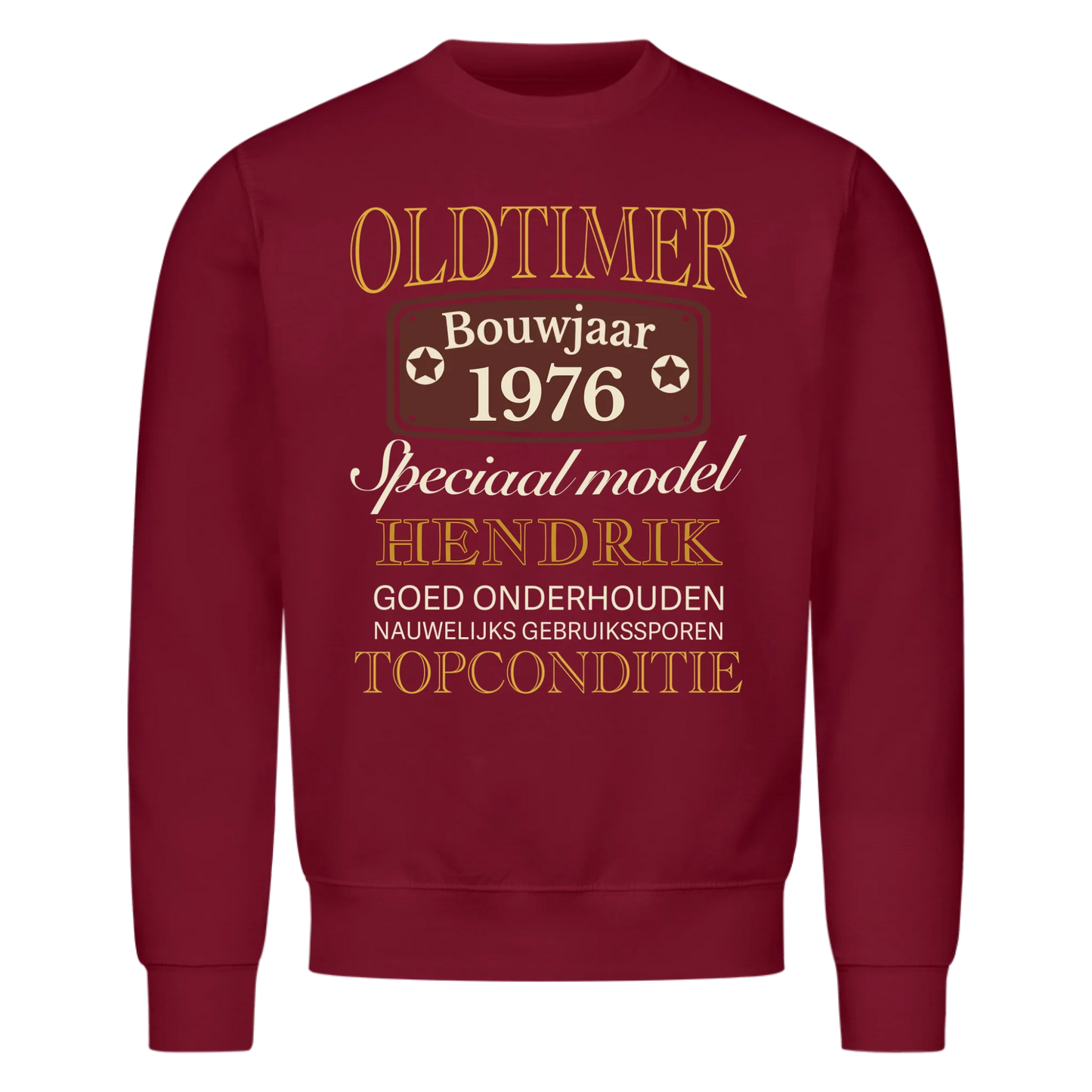 Oldtimer Speciaal model - Personaliseerbaar Sweatshirt
