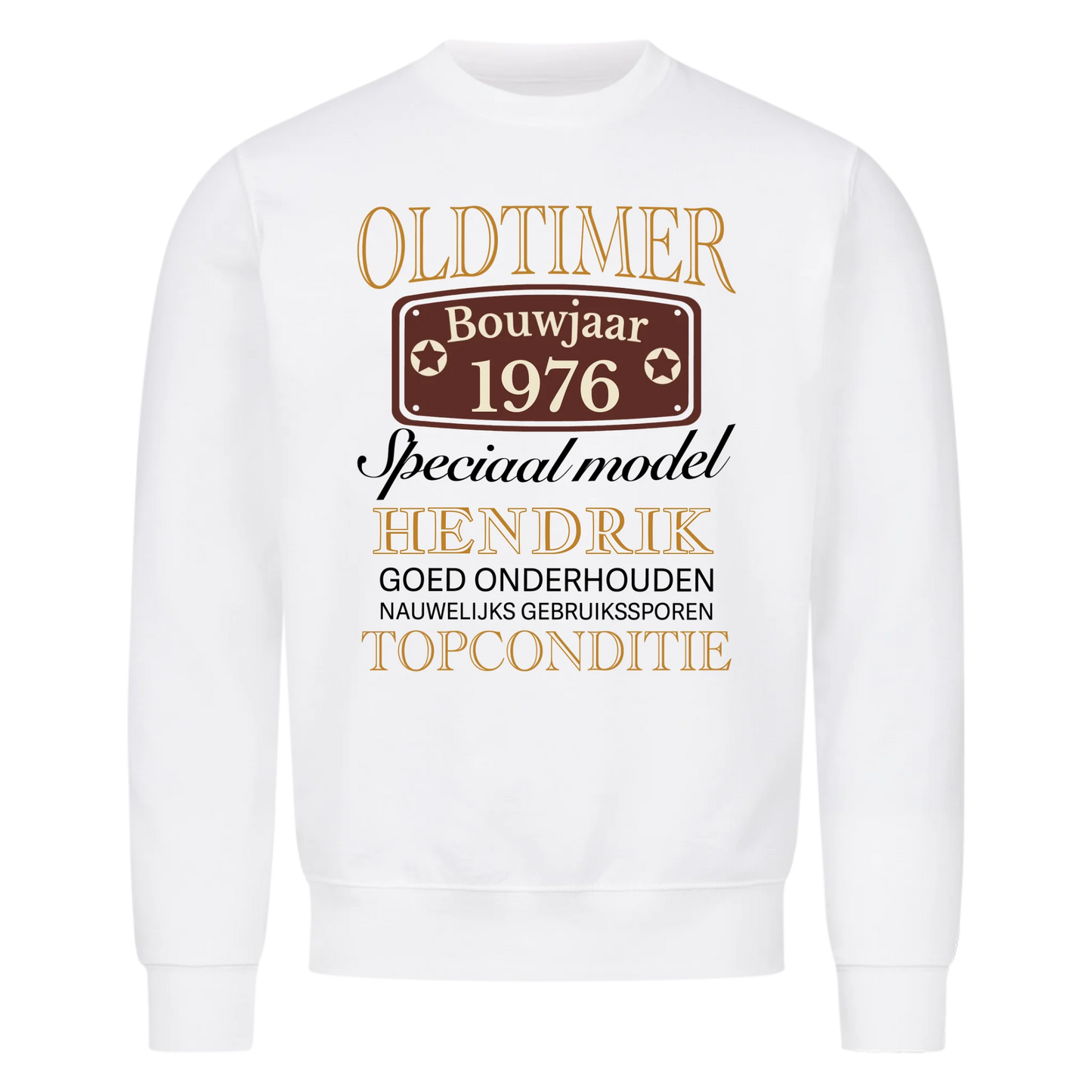 Oldtimer Speciaal model - Personaliseerbaar Sweatshirt