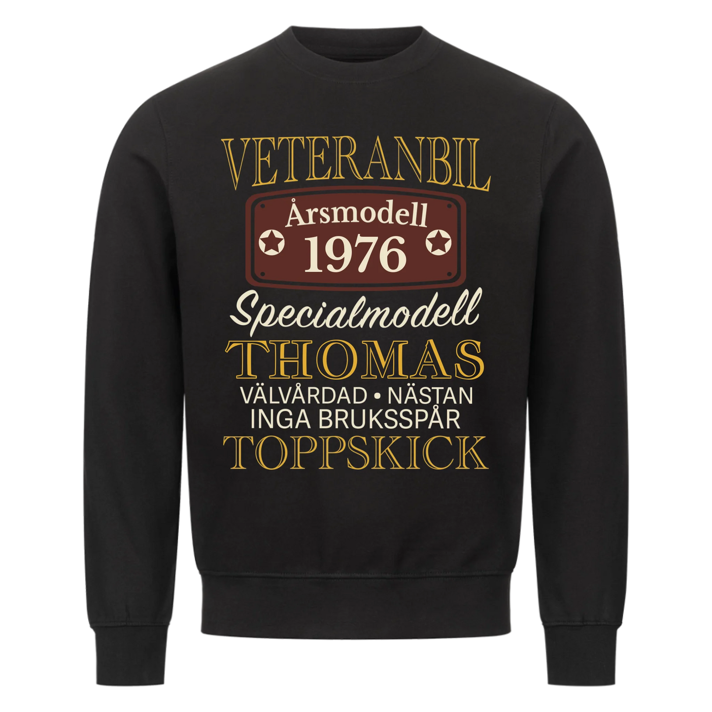 Veteranbil Specialmodell- Anpassningsbar T-shirt