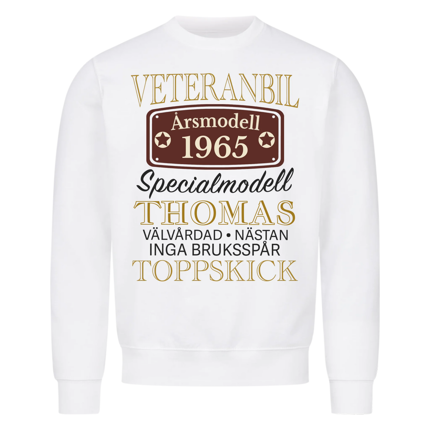 Veteranbil Specialmodell- Anpassningsbar T-shirt
